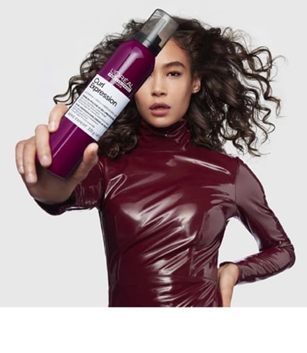 L'Oréal Professionnel Hair Mousse, With Heat Protection, For All Curly &  Coily Hair, 10-in-1 Multi-Benefit, With Glycerin, Urea H and Hibiscus Seed  Extract, Serie Expert Curl Expression, 250 ml : : Beauty